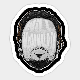 Will McDonald IV New York J Player Silhouette Sticker